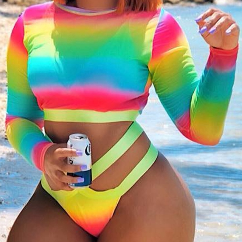 Rainbow Bathing Suit